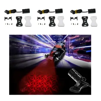

New Pattern Anti Collision Rear-end Car Laser Tail Fog Light Auto Brake Parking Lamp Rearing Warning Light Car Styling