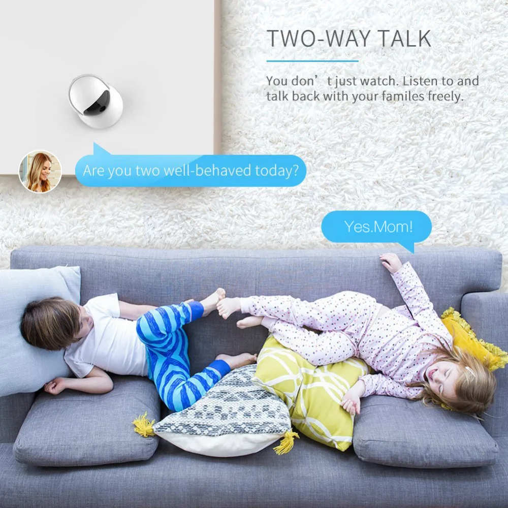  SDETER 1080P IP Camera Wireless CCTV Surveillance Home Security Wifi Camera 2 Way Audio Night Visio - 32886214240