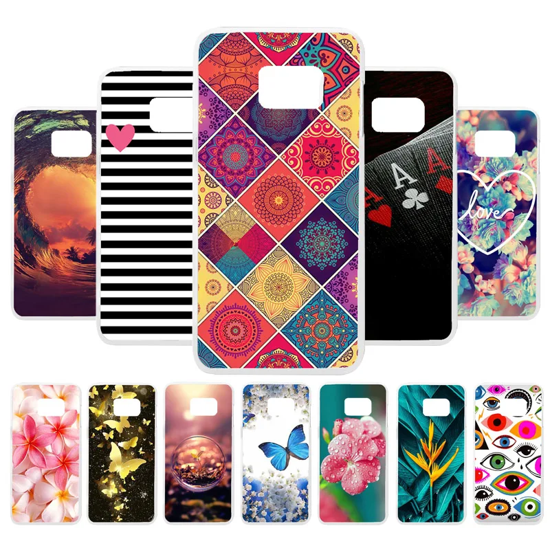 

Vanveet Case For Samsung Galaxy S7 Edge Case Silicone Painted Cover For Samsung S7 G930F G935F Case Back Cover Fundas Coque Capa