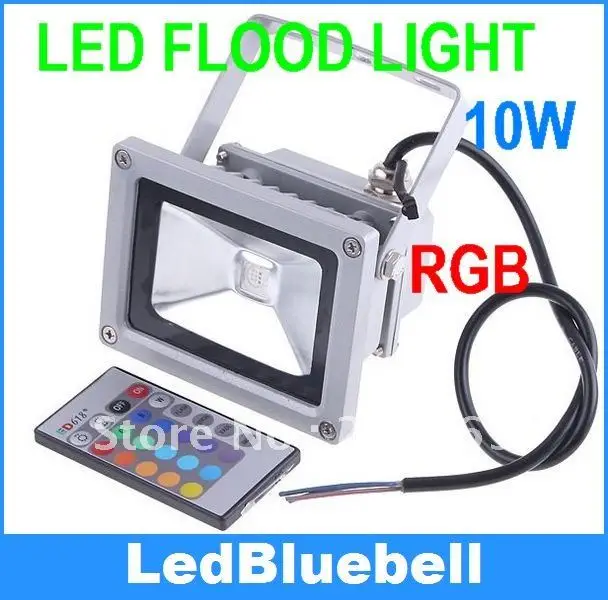 

RGB Color 10W 20W 30W LED Flood Light AC85-265V LED Outdoor Lighting Reflector Spot Floodlight With Remote Control