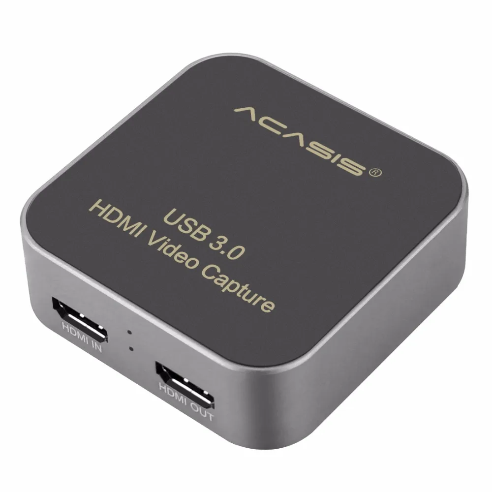 AC-HDCP USB 3.0 HDMI to Type-C 1080P HD Video Capture Card Box Drive-Free for TV PC PS4 Game Live S