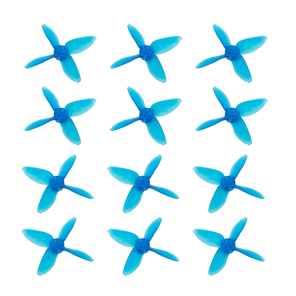 

12 Pairs AVAN Micro 2 Inch 4-blade Propellers CW CCW RC Propeller for 1106 1104 Motor Racing Drone RC Quadcopter