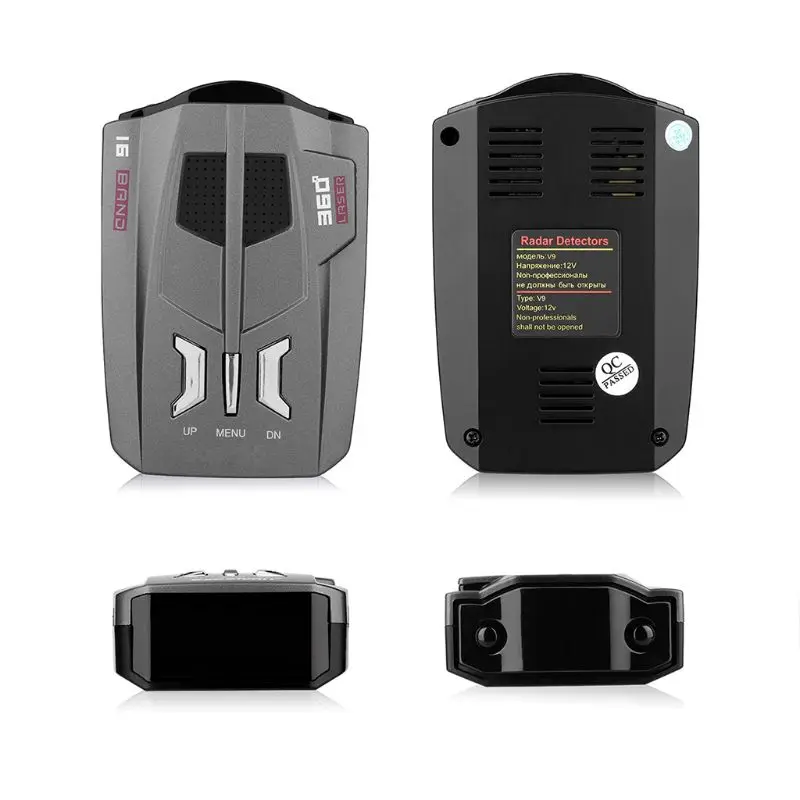 

V9 Car Trucker Speed 360 Degree Vehicle Radar Detector Voice Alert Warning 16 Band Auto LED Display English/Russian Version