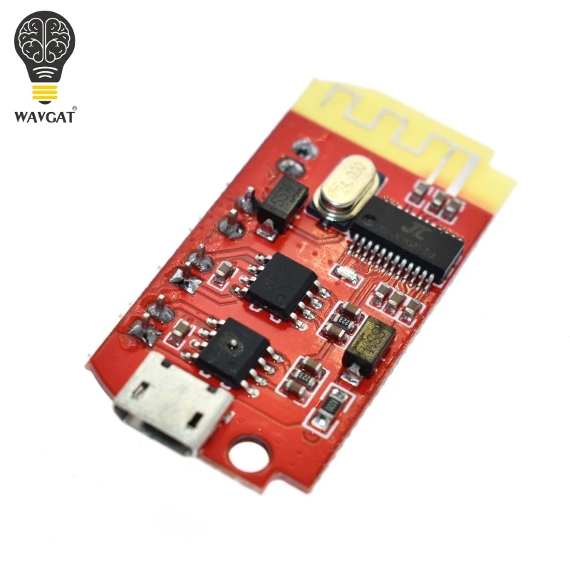 WAVGAT DC 3 7 В 5 в Вт Цифровой усилитель звука двойная плата DIY Bluetooth динамик