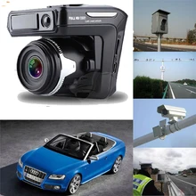 3 in1 Russian version Car DVR Radar detector 2.4″ display HD 1280x720P Car Camera gps logger tachograph Traffic warning device