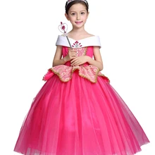 Необычный костюм на Хэллоуин, Детские вечерние платья Авроры для ролевых игр, платье принцессы для девочек, одежда для детей