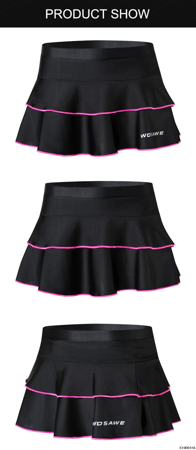 WOSAWE гелевые мягкие женские велосипедные шорты Нижнее белье юбка Уличная Спортивная юбка MTB дорожный велосипед велосипедная юбка длинные
