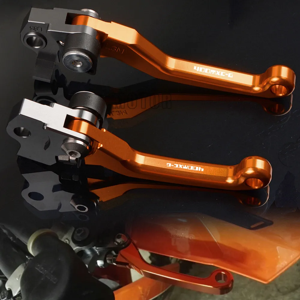 CNC Aluminum Motorcycle Dirt Bike Pivot Brake Clutch Levers For KTM 400 EXC-G/XC-G/MXC-G 2003 2004 2005 2006 400 EXC/XC/MXC G