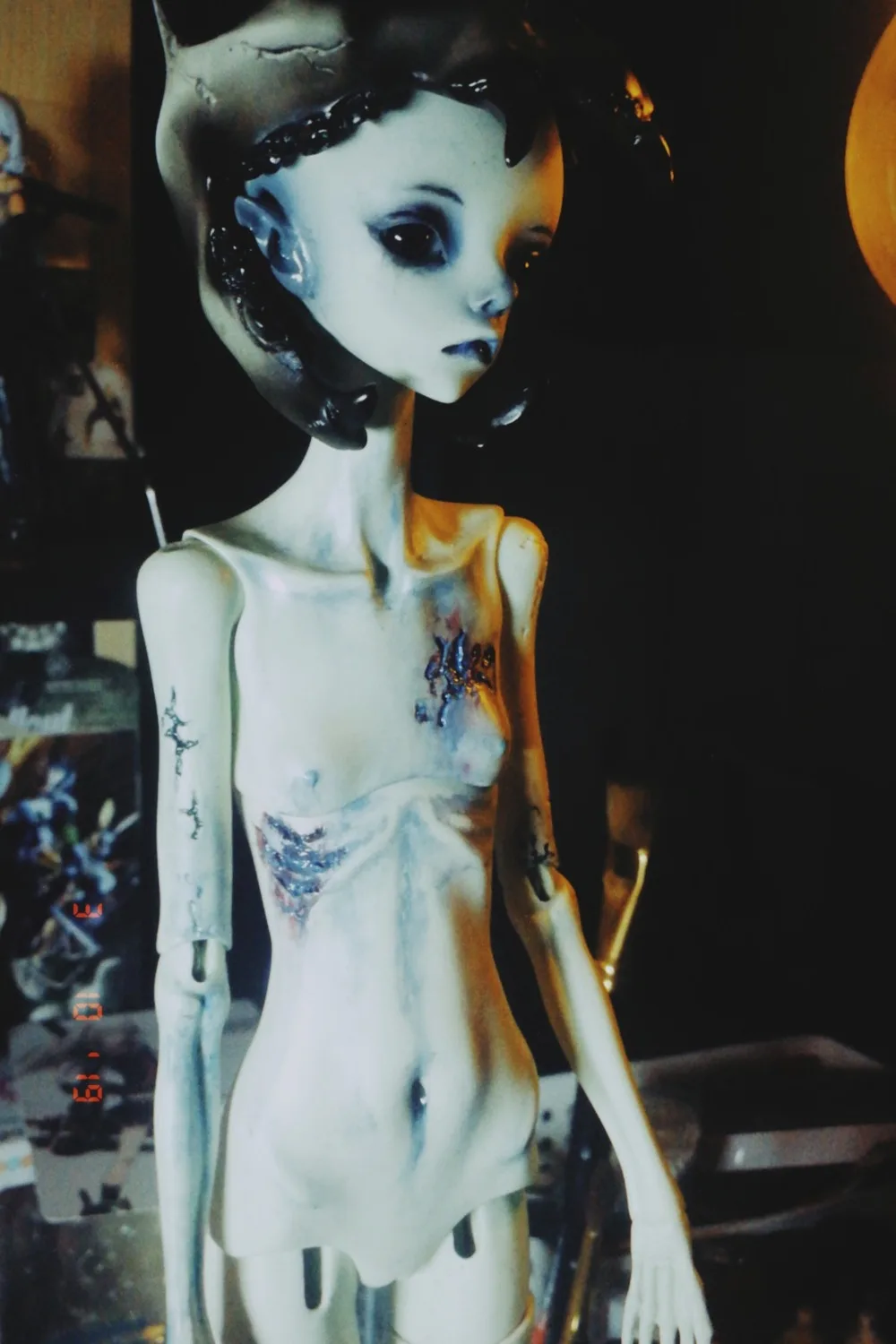 SuDoll BJD отшельник куклы-зомби скелеты глаза смолы игрушка BJD горячая распродажа