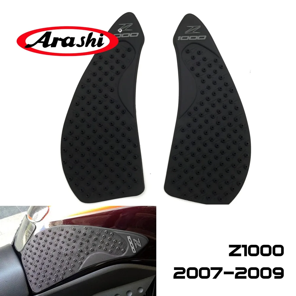 ARASHI Fuel Tank Pads Decals For KAWASAKI Z1000 2007 2008 2009 Z 100 Side Gas Knee Grip Traction Pads Protector Stickers