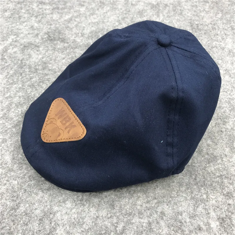 

Korean Catamite Girl England Solid Color Children's cap Peaked Cap You New Pattern Children Fashion Beret Sun Hat Trend