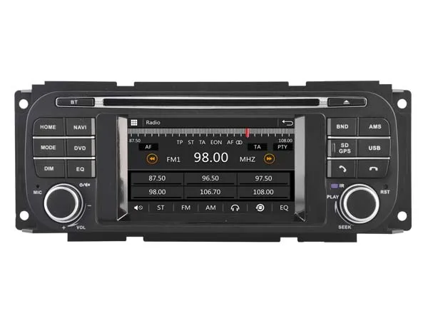 Clearance wince6.0 car dvd play GPS navigation for Chrysler Voyager Jeep Dodge headunit autoradio stereo multimedia audio BT FM camera map 4