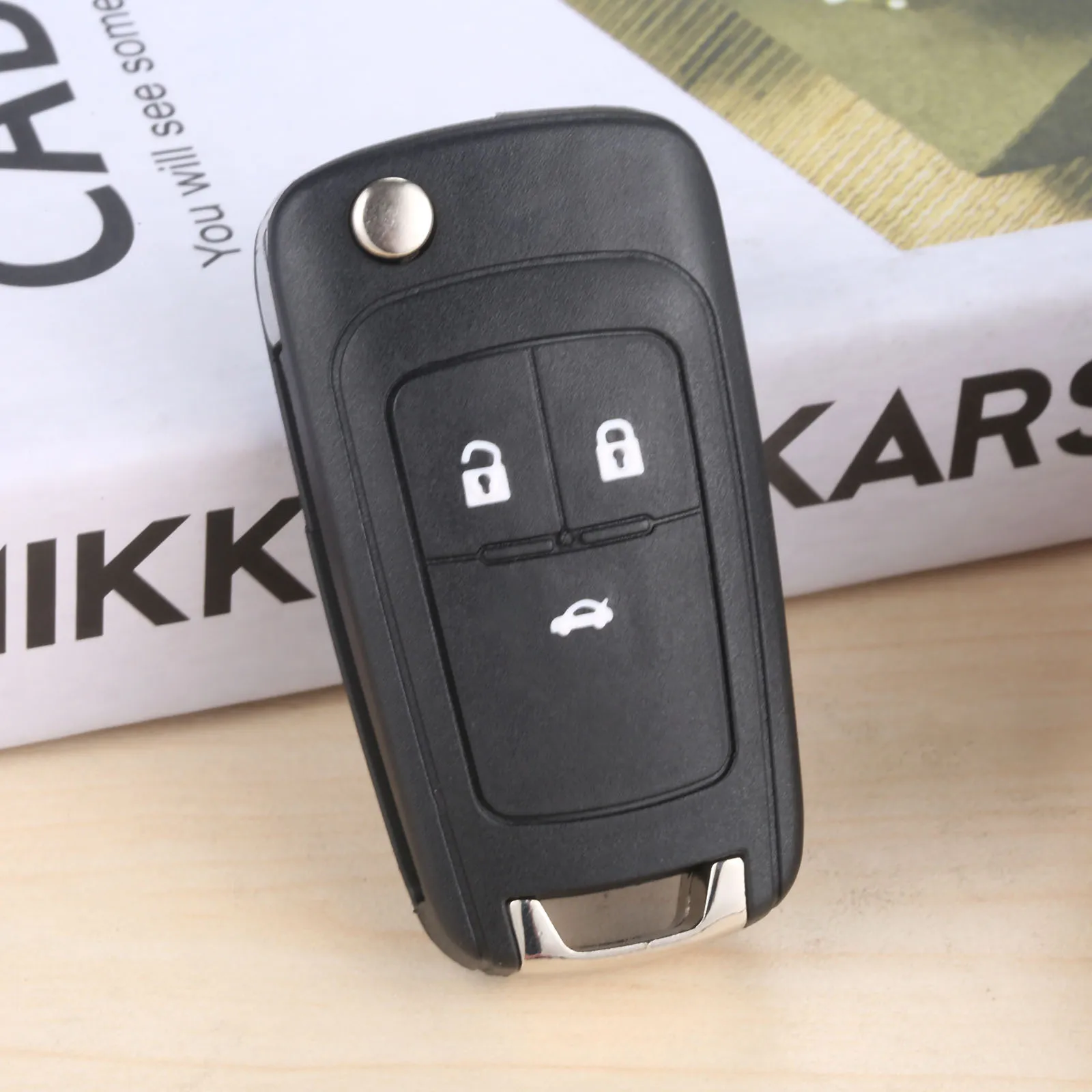 433 Мгц дистанционный ключ Smart Car Key ID46 чип HU100 необработанное лезвие 3 кнопки для Opel