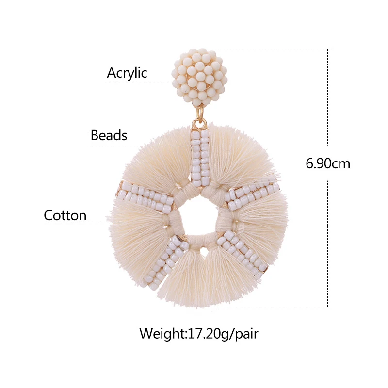 Oorbellen drop earrings tassel earrings wedding earrings (8)