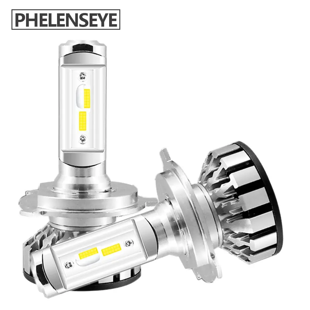 Mini H4 H7 LED Car Headlight Kit 50W 10000LM/Set H1 H11 9005 HB3 9006