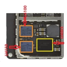 1 комплект(3 шт.) U4100 U4150 U4003 контакт ic для IPAD 6 AIR 2