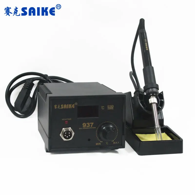 SAIKE 937 Soldering station Digital display Adjustable temperature Electric soldering iron 220V 45W