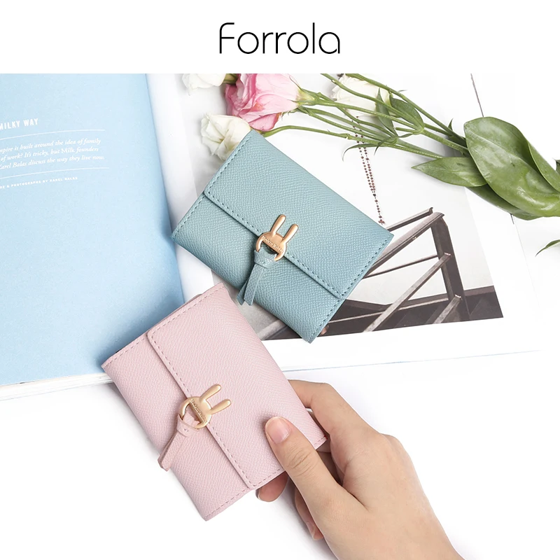 

Latest Fashion Women Coin Purses Mini Leather Holders Lovely Rabbit Cash Multi-Credit Card Holder Wallet Girls Money Kids