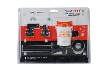 

SEAFLO 600GPH 12v 600gph Livewell Live Well Boat Tank Aerator Angled Bilge Pump