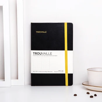 

Kinbor A5 Notebook Classic Modern Style Dots Bullet Journal Office Paper Stationery Supplies Caderno Pocketbook