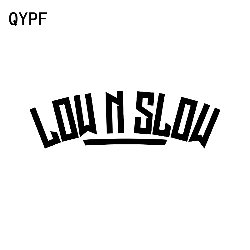 QYPF 16 см * 4 9 забавная низкая N медленная наклейка на автомобиль виниловая и оконная