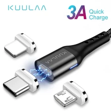 KUULAA 磁気マイクロ USB ケーブル