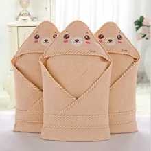 Super 2017 Baby Sleeping Bags Autumn Winter newborn infants thickening Natural colored cotton holds blankets baby