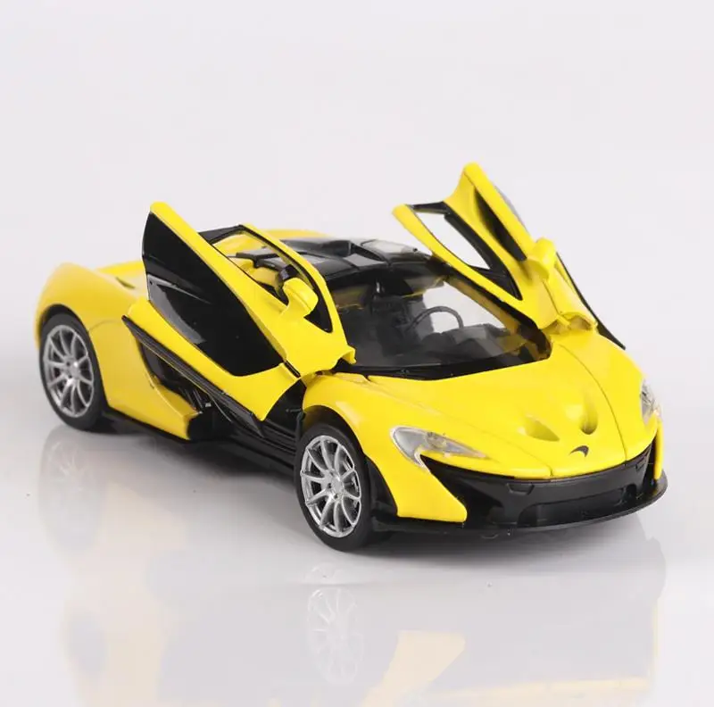 1:32 весы Mclaren P1 Металлический Игрушечный Автомобиль с 3 режимами открывания