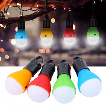 

Mini Portable Emergency Camping Tent Soft Light Outdoor Hanging SOS 3 LED Lanters Bulb Fishing Lantern Hiking Energy Saving Lamp