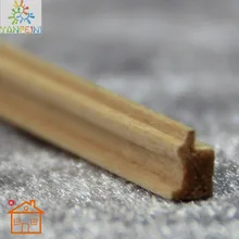 Кукольный домик литья липа кукольный домик мини отделкой на талии для древесины 1/12 весы# B005