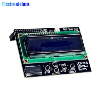 

I2C IIC 1602 16x2 RGB LCD Display Shield Blue Backlight For Raspberry Pi B+/B