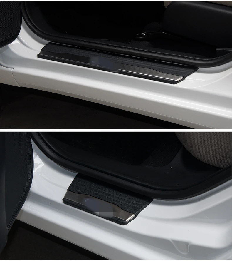 Накладка на порог для Honda City 2014 2018 защитная из нержавеющей стали педали