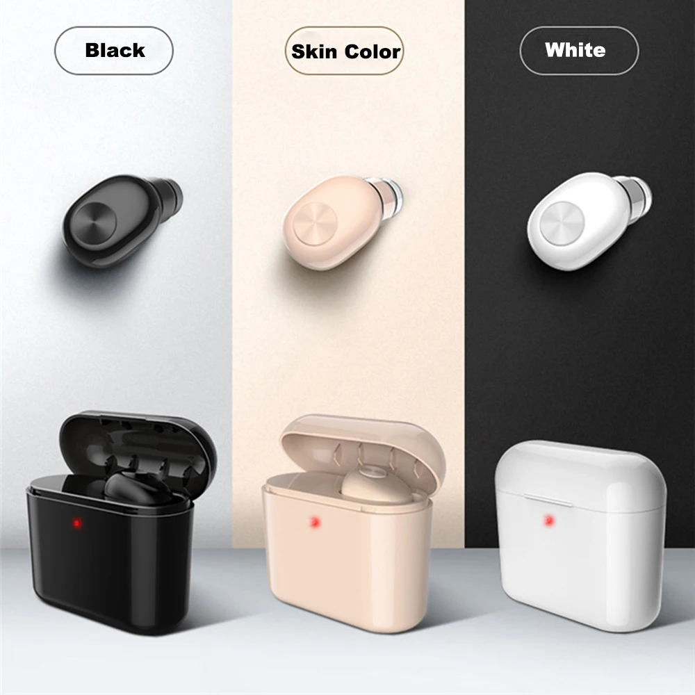 

BL1 Bluetooth Earphone Wireless Headset In Ear Magnetic Charging Earbuds With Charging Box Mic for Phones Earpieces Mini
