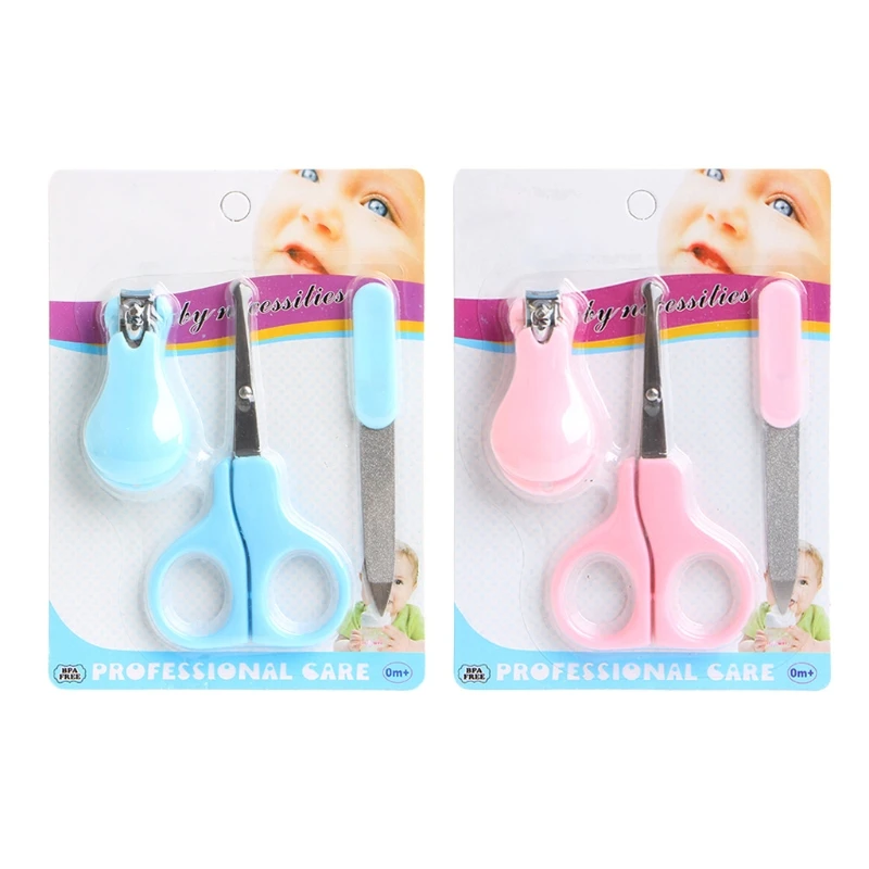 1 Set Baby Kids Nail Clippers Scissors Cutters Set Safety Finger Manicure Trimmer New Baby Care