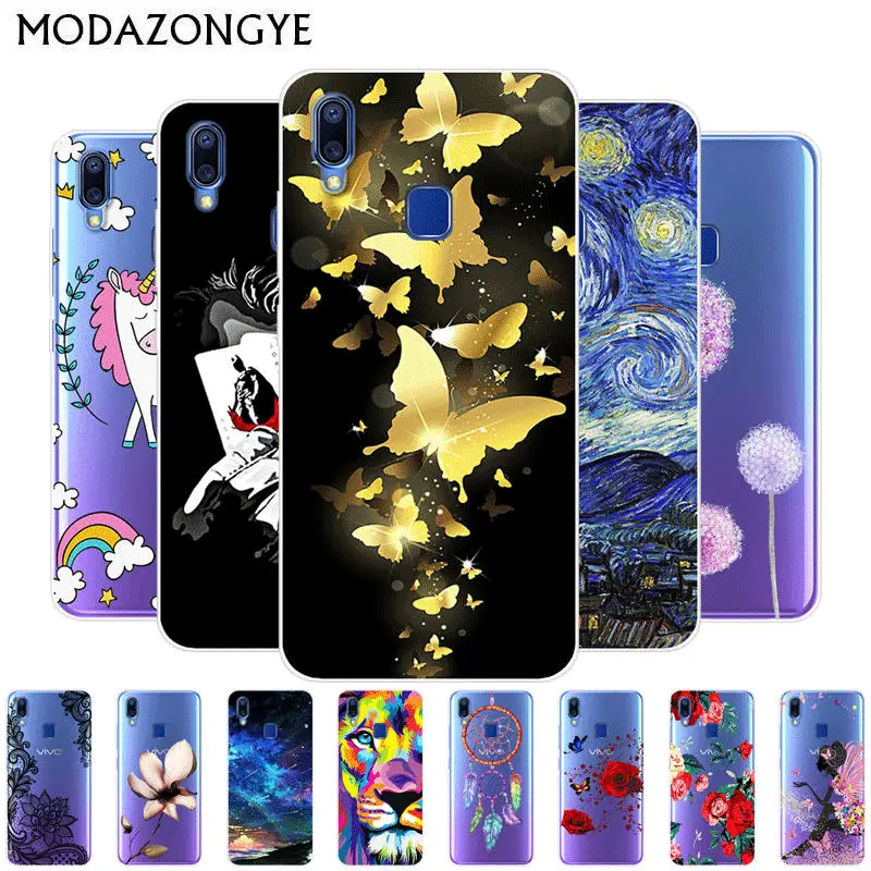 Чехол Vivo Y93 Lite силиконовый чехол для задняя крышка VIVO Y93lite Y 93 VIVOY93 мягкий из