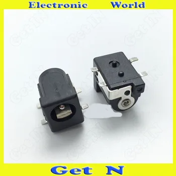 

500pcs DC-050 2.5mm SMD 4-Pin DC Power Jack Socket with Locating Pegs High-Temperature-Resistant DC Receptacle