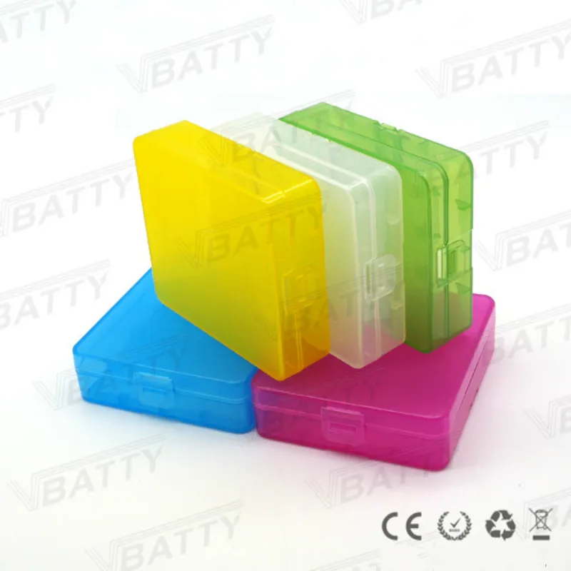 

New Arrival 5pcs 18650 Battery Holder Plastic Transparent White 4 x 18650 Battery Case Holder Storage Box