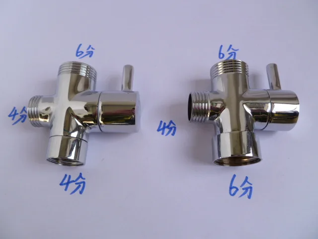 

Faucet accessories water diversion shower faucet three quick opening water valve into the two water 4 points 6 points