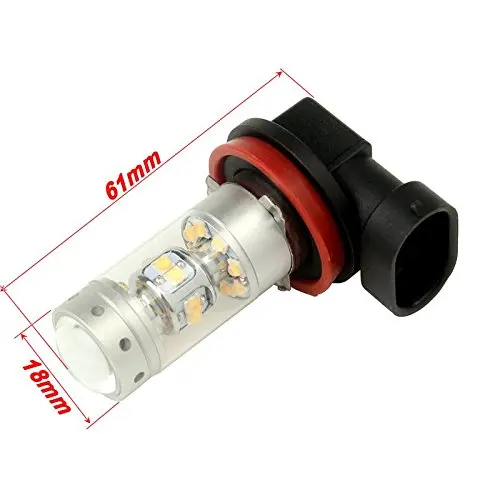 2x H11 140 Вт 28 светодиодный S Coche Canbus Luz Antiniebla Faro Correr Blanco Авто De Niebla Bombillas + H11/H8 resistencia|led