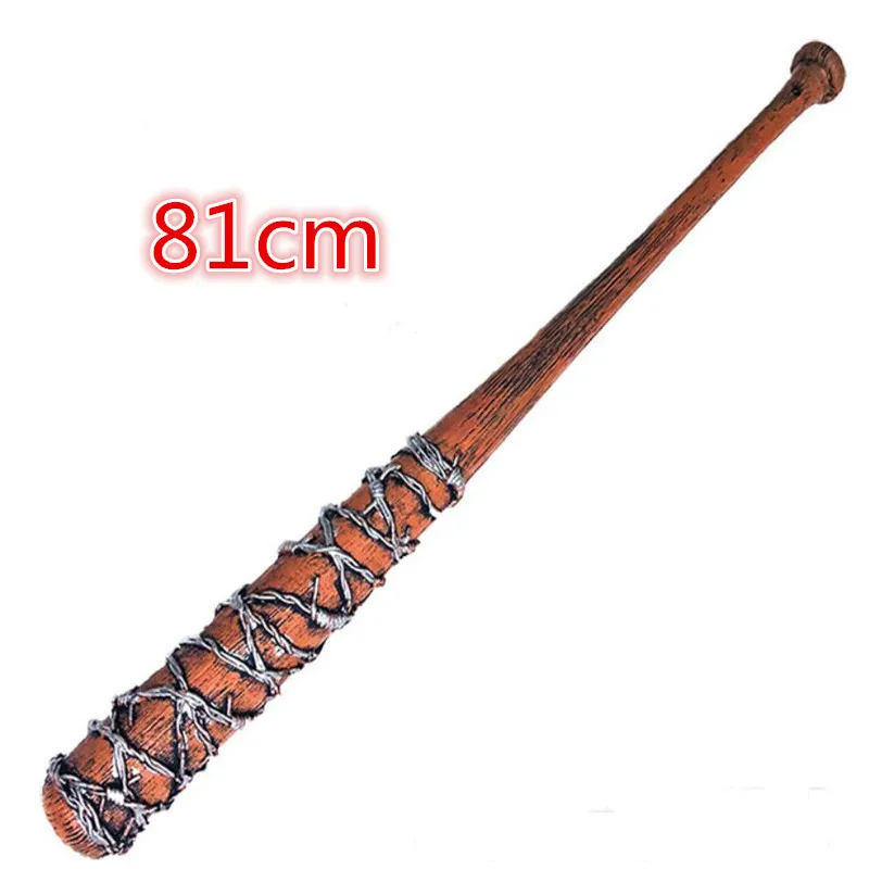 

81cm Cosplay The Walking Dead 1:1 Baseball Bat Movie Role Play Weapon Prop PU Figure Model Halloween Gift Decoration