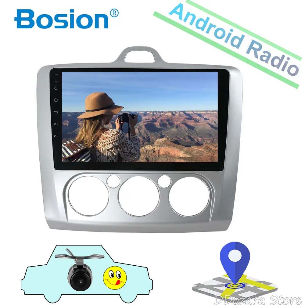 

16G ROM 4 Core android 8.1 Car Radio Video GPS Player For Ford focus 2 3 2006-2011 Capacitive screen +wifi+Radio+BT+Camera