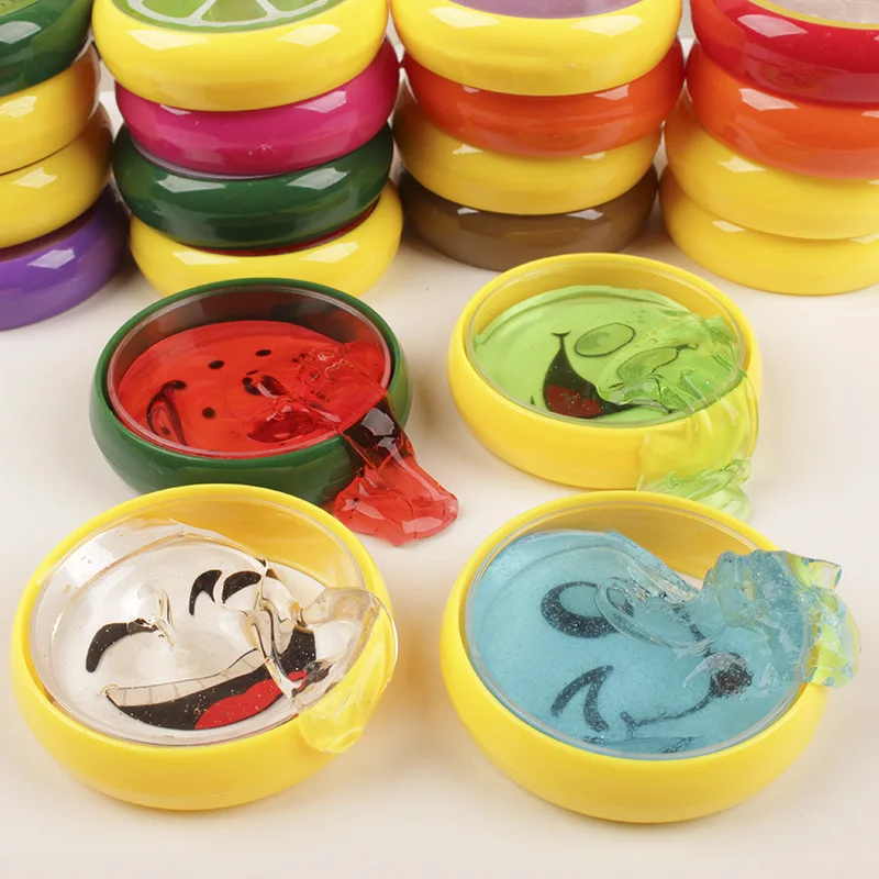 

Crystal Slime Diy Emoji Watch Mud Jelly Non-toxic/magnetic Putty Ferrofluid Polyer Lizun Spoof Lizunov Baby Toys