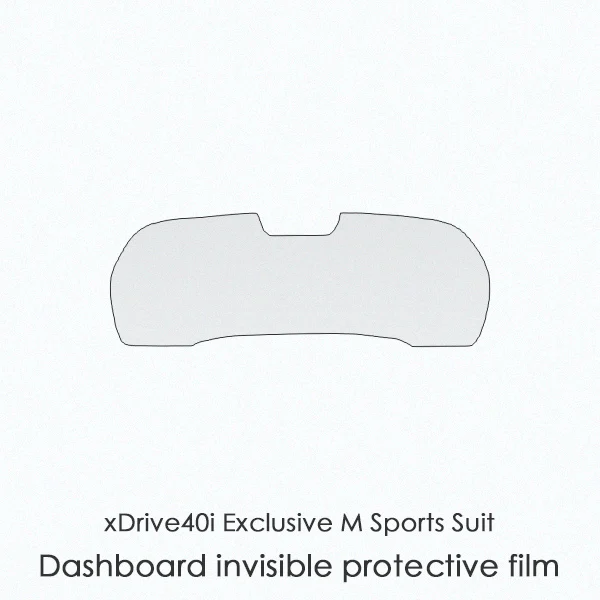 Самовосhealing вающаяся Автомобильная интерьерная защита экрана, центральная консоль, навигационный дисплей, защитная пленка, наклейка для BMW X5 G05 - Название цвета: Dashboard -Exclusive