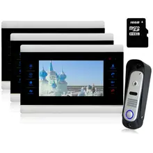 Homefong 7″inch Key Lcd Video With Office/Home Door Phone Video Doorbell Touch WIRED IR Door Camera Of Home Exit and Entry