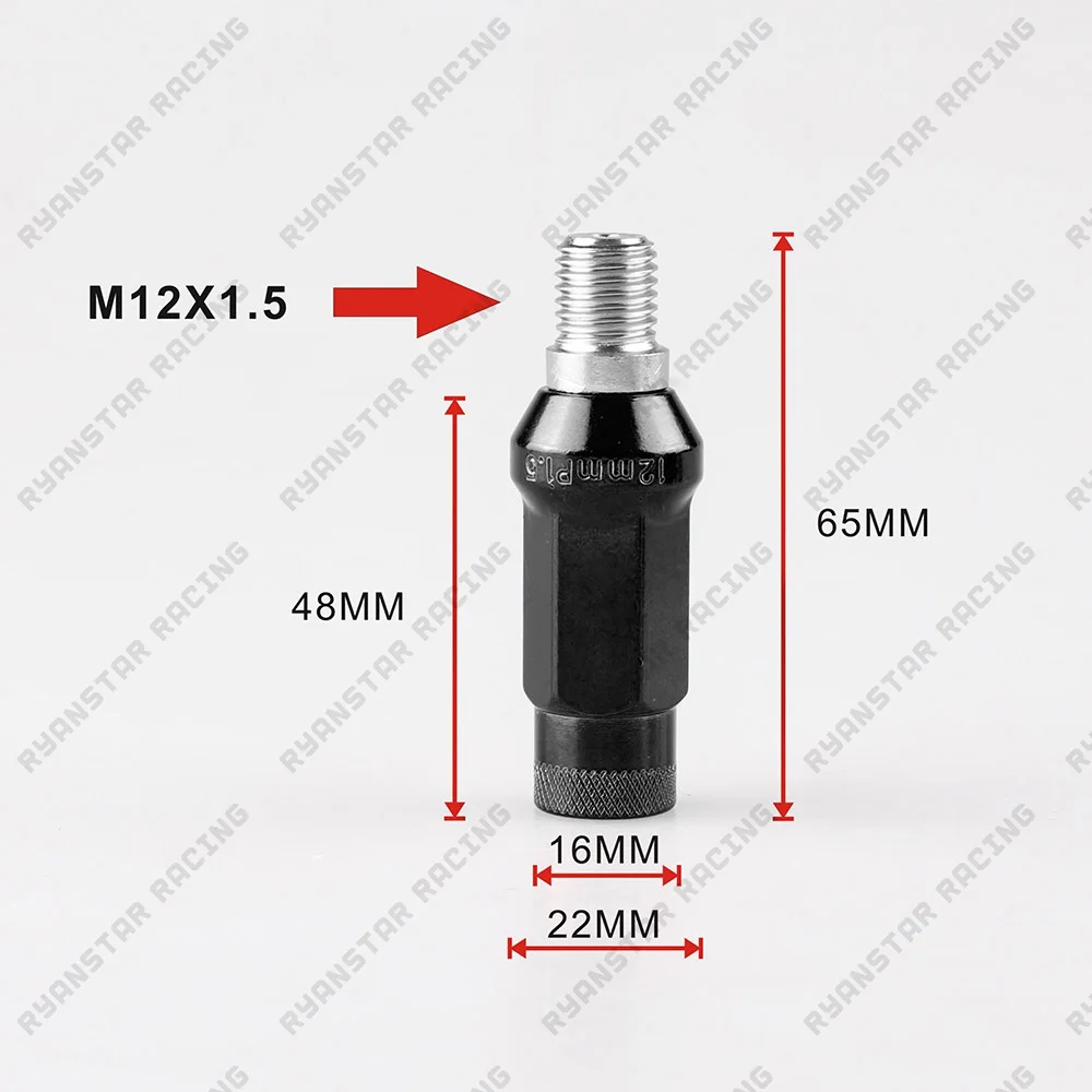 M12* 1,5 набор для преобразования стержней с 20 шипами для гонок и 20 гоночных гаек