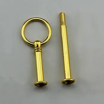 

2 tiers or 3tier Mini round style design of cake stand rods/cake stand fittings with metal 100 sets/ bag.