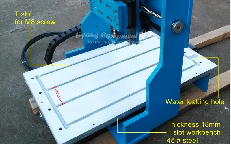 CNC машина 3040 линейный направляющий рельс Высокая точность 2.2KW 4 оси Mach3 металла гравировки CNC маршрутизатор с резервуаром для воды