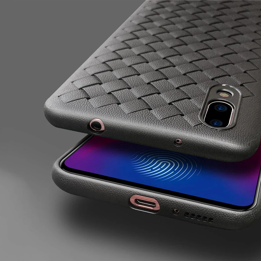 Супер мягкий плетеный чехол для телефона VIVO V11 V11i V9 V5 V7 Plus роскошный сетчатый Z3 Y97