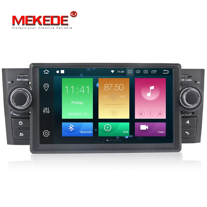 

4G RAM Car Multimedia Player GPS Android 8.0 For Fiat/Grande/Punto/Linea 2007-2012 Octa Core Car Radio 1 Din Audio Auto TDA7851