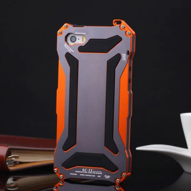 Metal Cover Case For iPhone 7 Plus Metal Extreme Military Powerful